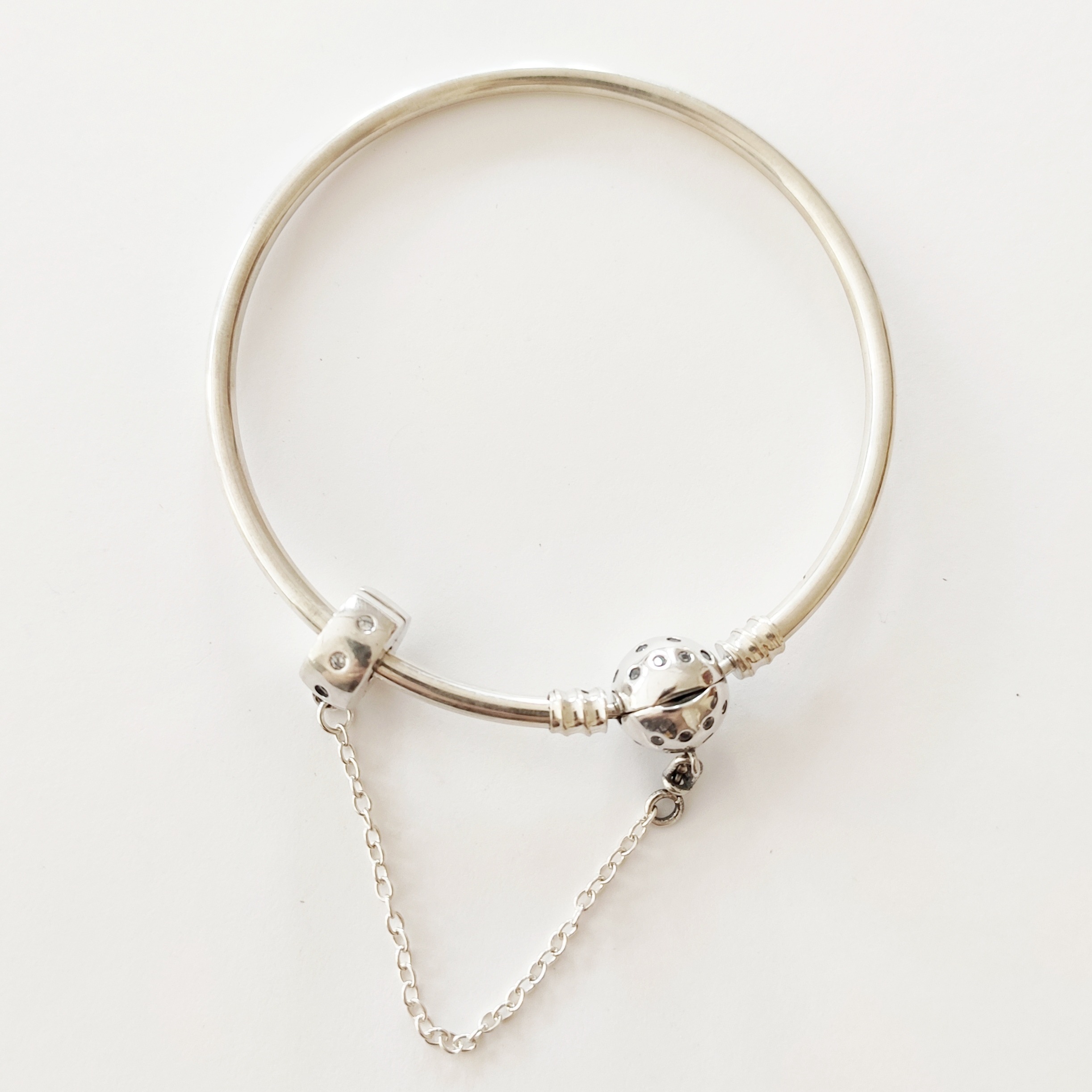 Esclava Pandora Lisa de Plata 925
