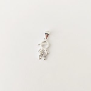 Dije con Cristal Plata 925