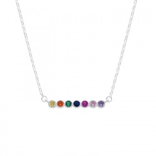 GARGANTILLA CON CRISTALES DE PLATA 925