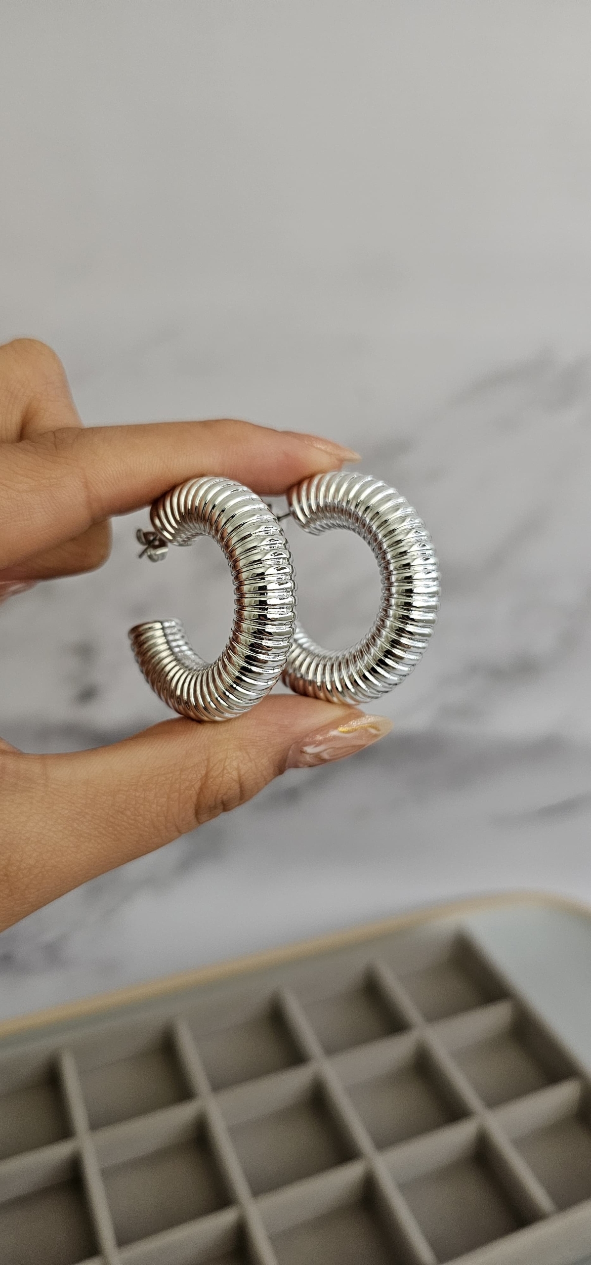 AROS PASANTES DE ACERO BLANCO