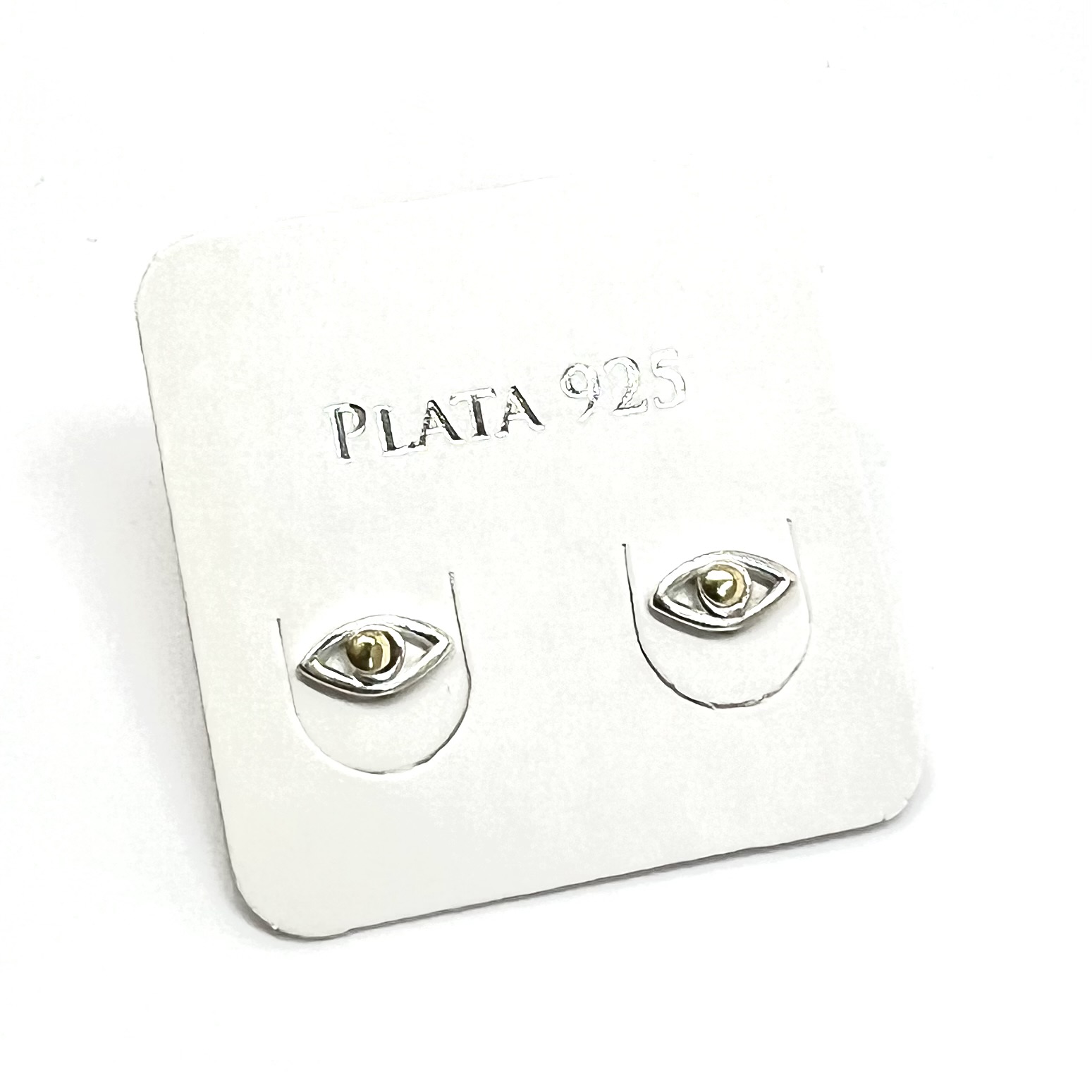Aros Lisos Plata 925 C/ Oro