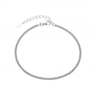 PULSERA CON CRISTAL DE PLATA 925