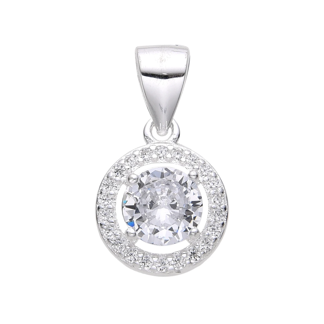 Dije con Cristal Plata 925