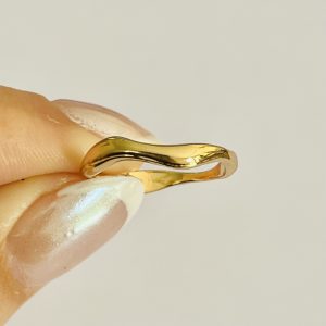 ANILLO DE ACERO DORADO - 16