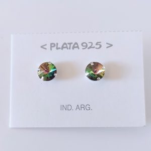 Aros con Cristal de Plata 925 - Vitrail Medium