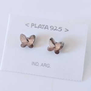 Aros con Cristal de Plata 925 - Silver Night