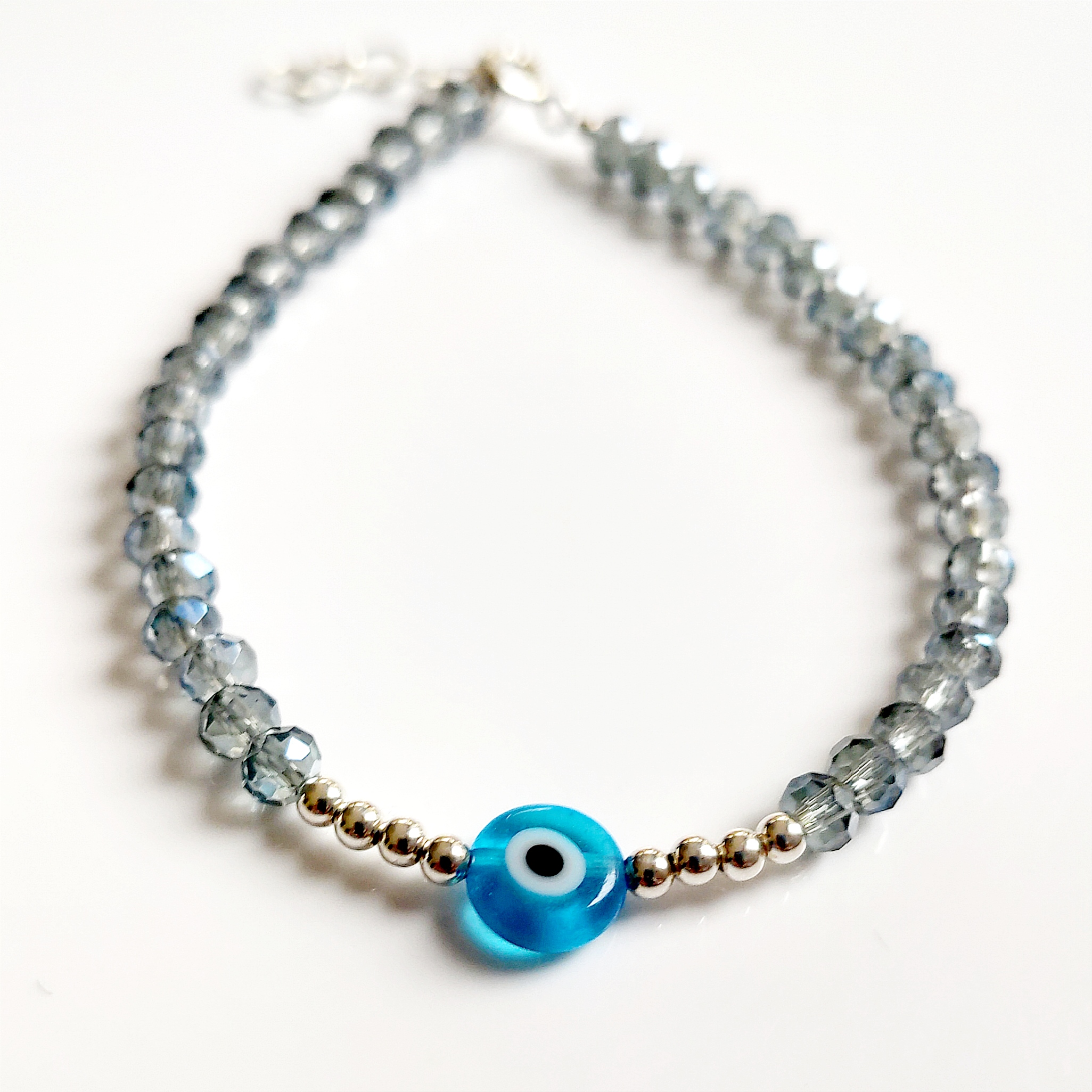 PULSERA CON CRISTALES DE PLATA 925