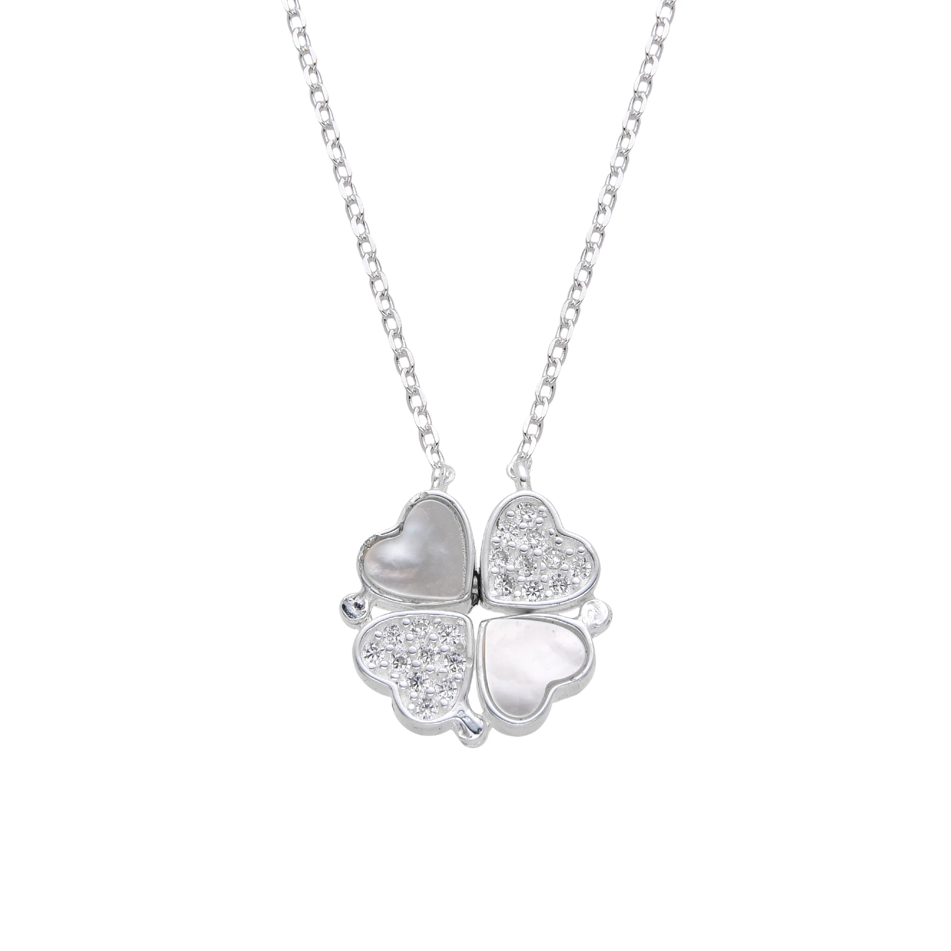 GARGANTILLA CON CRISTAL DE PLATA 925