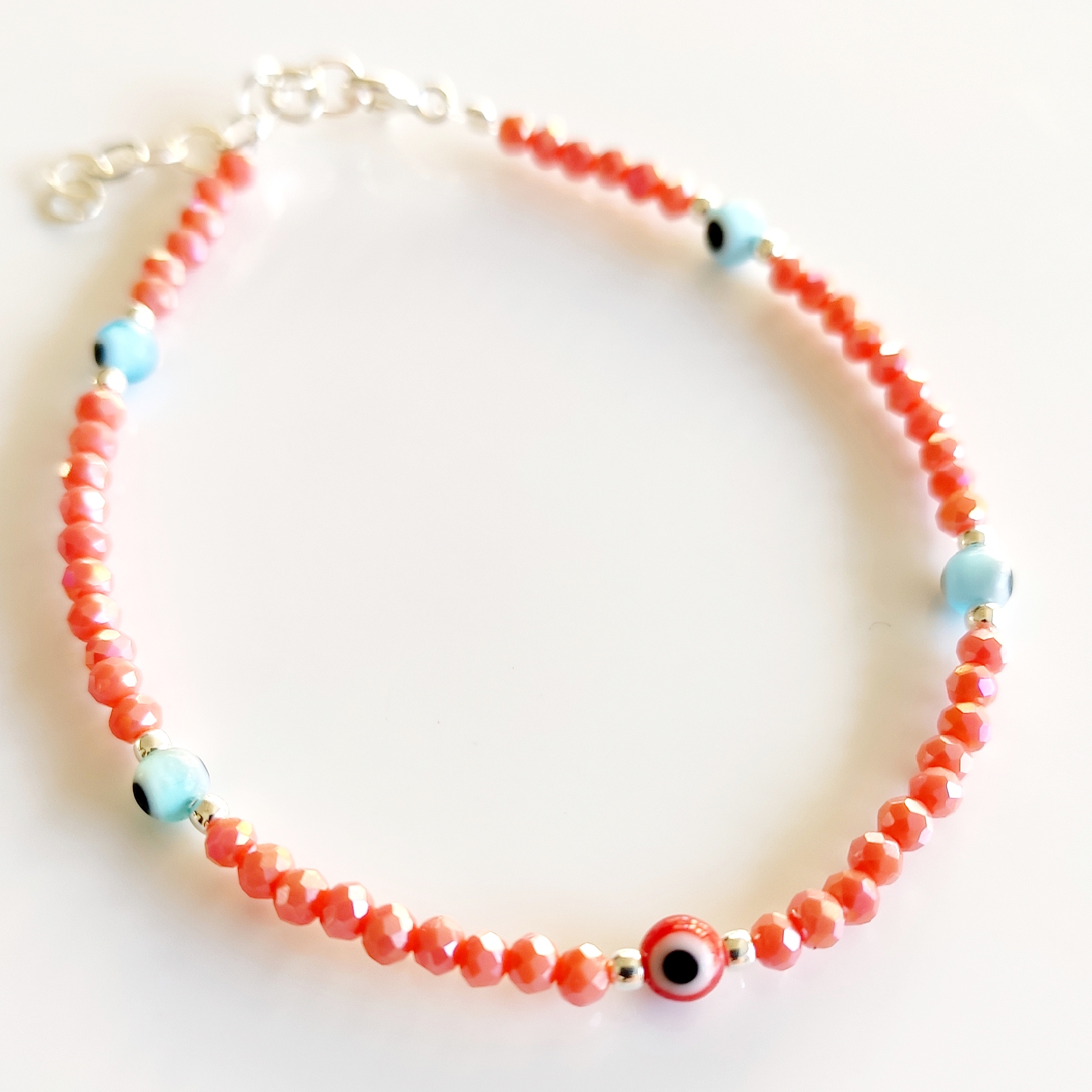 PULSERA CON CRISTALES DE PLATA 925