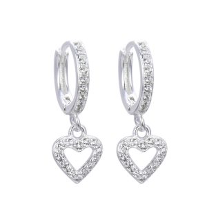 HUGGIES 9MM CRISTAL DE PLATA 925