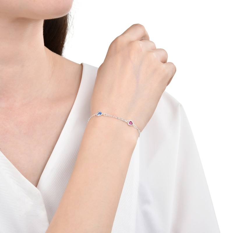 PULSERA CRISTAL DE PLATA 925 - Imagen 2