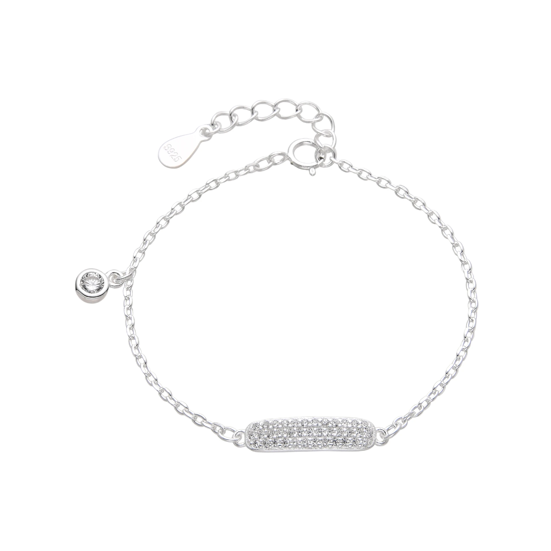PULSERA CRISTAL DE PLATA 925