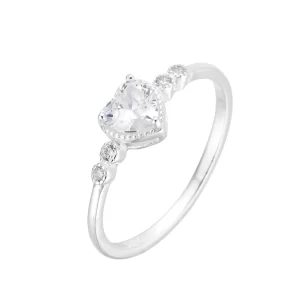 Anillo Cristal de Plata 925 - 16