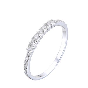 Anillo Cristal de Plata 925 - 16
