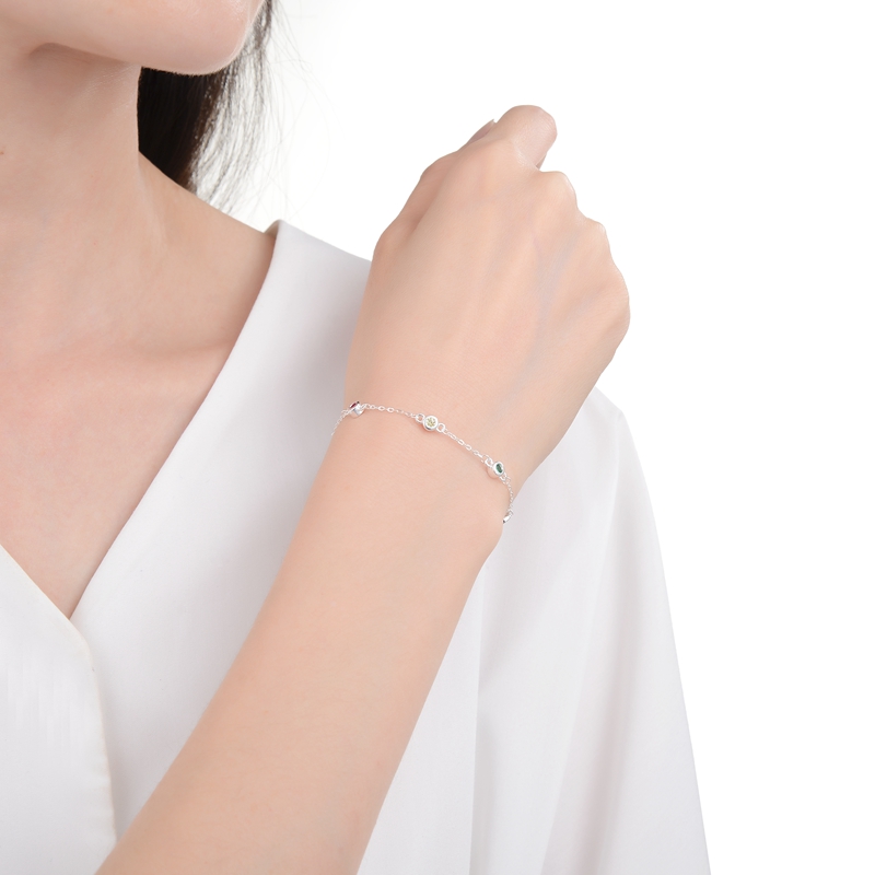 PULSERA CRISTAL DE PLATA 925 - Imagen 2