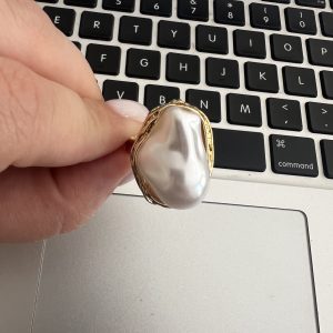 ANILLO ACERO DORADO AJUSTABLE