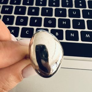 ANILLO ACERO PLATEADO AJUSTABLE