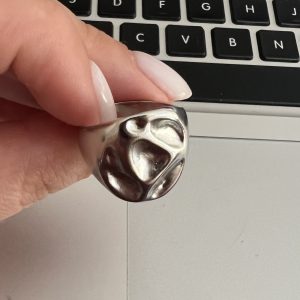 ANILLO ACERO PLATEADO - 17