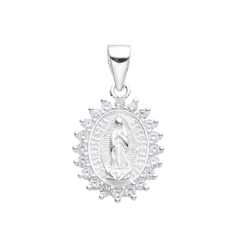 Dije con Cristal Plata 925
