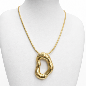 GARGANTILLA ACERO DORADO