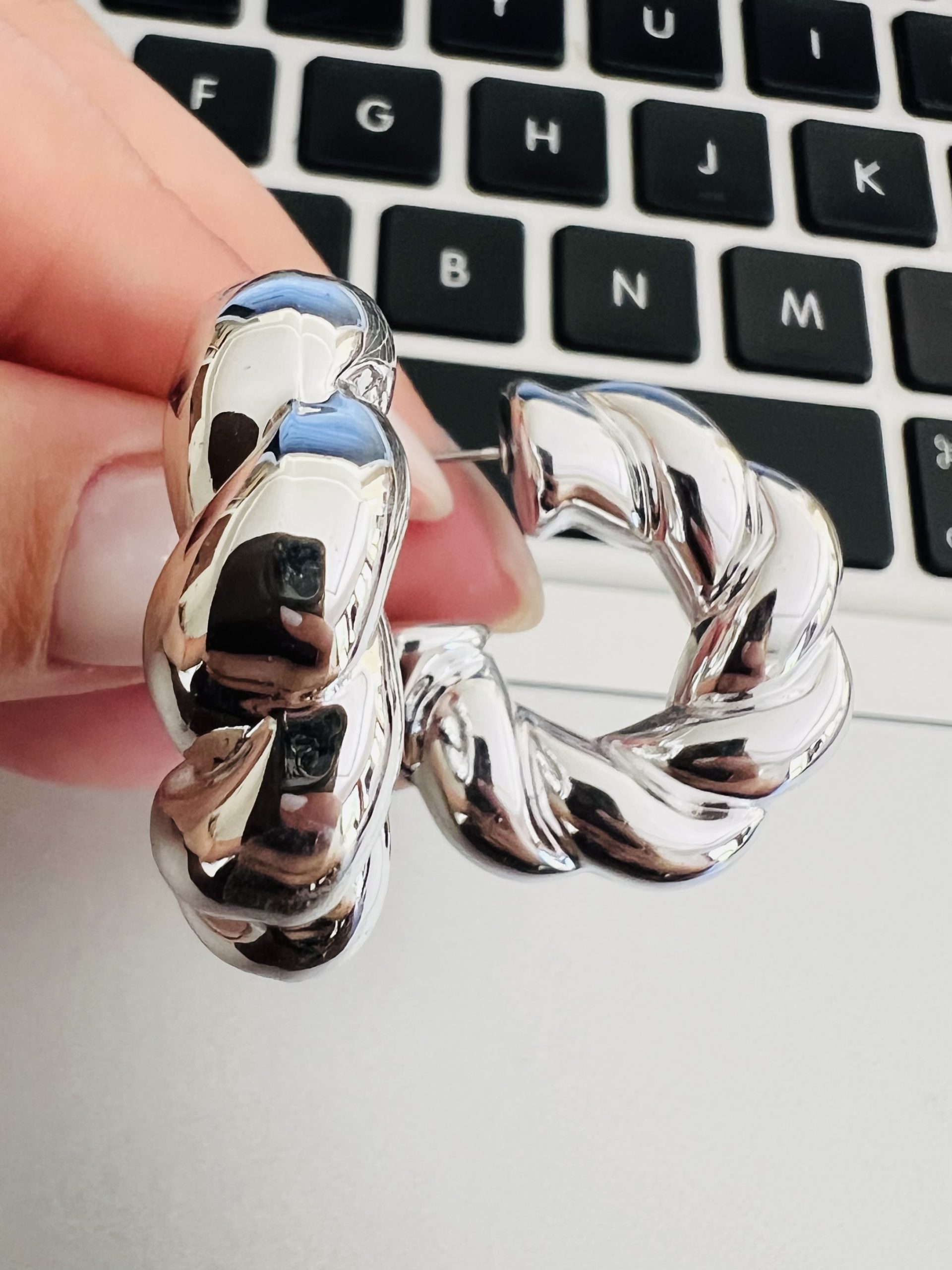 AROS PASANTES FANTASIA PLATEADO