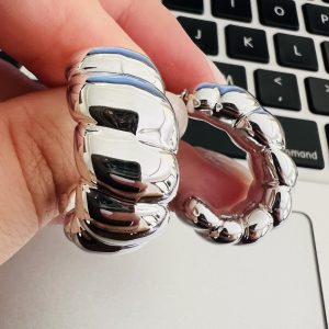 AROS PASANTES FANTASIA PLATEADO