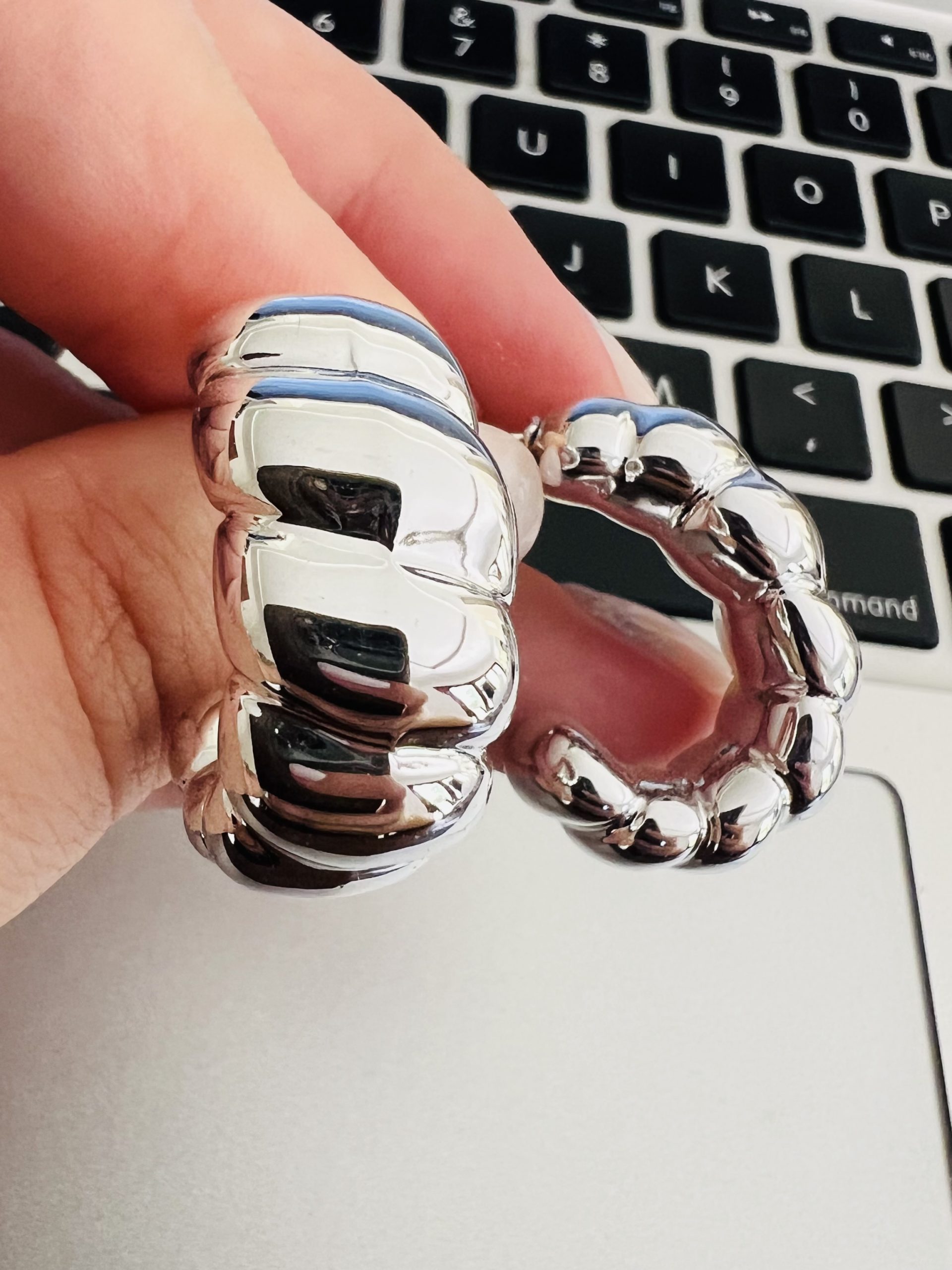 AROS PASANTES FANTASIA PLATEADO