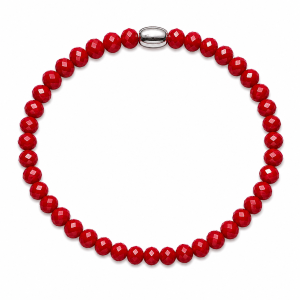 PULSERA ELASTIZADA CRISTAL DE PLATA 925