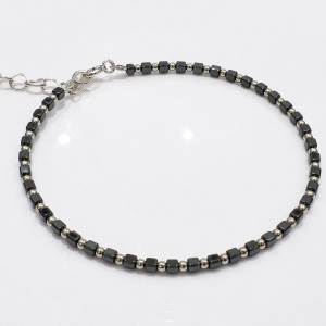 PULSERA PIEDRA NATURAL PLATA 925