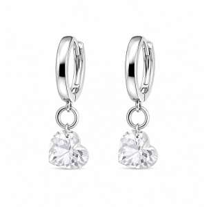 HUGGIES 12MM CRISTAL DE PLATA 925