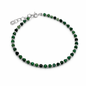 PULSERA PIEDRA NATURAL PLATA 925