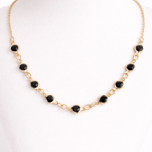 GARGANTILLA ACERO DORADO