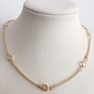 GARGANTILLA ACERO DORADO