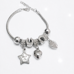 PANDORA FANTASIA CON DIJES PLATEADA - Herradura