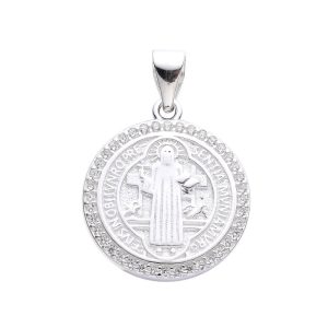 Dije con Cristal Plata 925