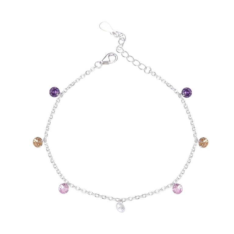 PULSERA CON CRISTAL DE PLATA 925