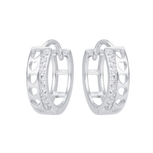 HUGGIES 12MM CRISTAL DE PLATA 925