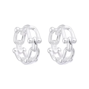 HUGGIES 15MM LISO DE PLATA 925