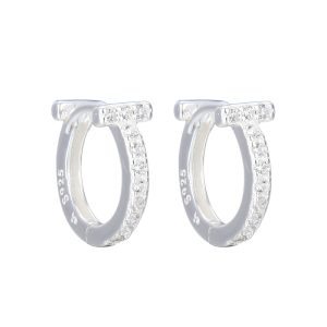 HUGGIES 10MM CRISTAL DE PLATA 925