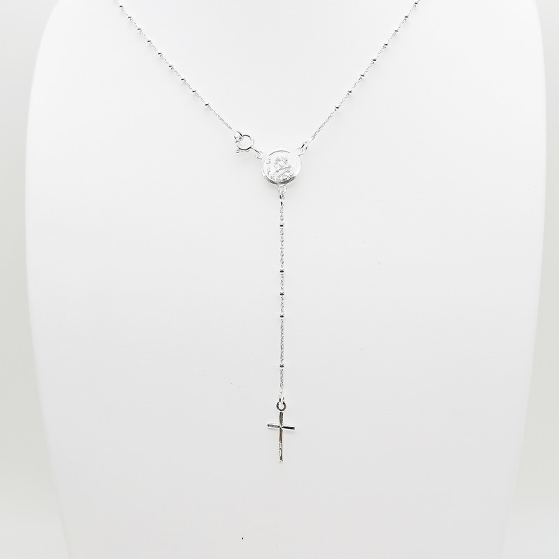 ROSARIO LISO PLATA 925 – BOLITA 2MM 45CM