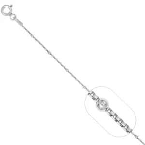 Cadena de Plata 925 - Veneciana c/ Bolita 2.5mm - 40cm