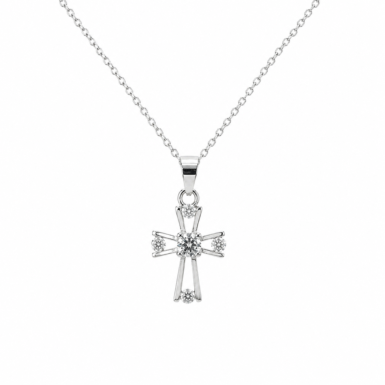 GARGANTILLA CRISTAL DE PLATA 925