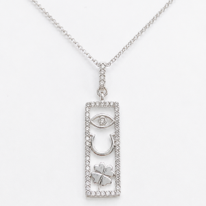 GARGANTILLA CRISTAL DE PLATA 925