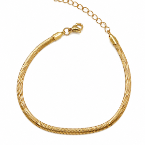 PULSERA ACERO DORADO