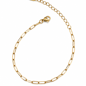 PULSERA ACERO DORADO