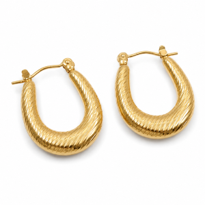 ARGOLLA DE ACERO DORADO