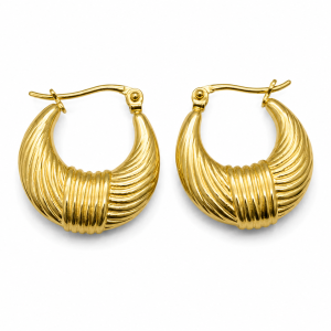 ARGOLLA DE ACERO DORADO