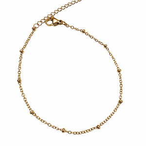PULSERA ACERO DORADO
