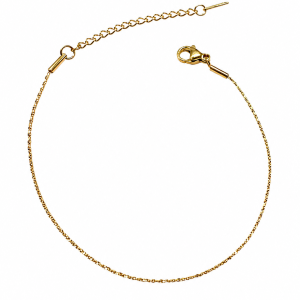 PULSERA ACERO DORADO