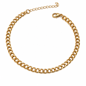 PULSERA ACERO DORADO
